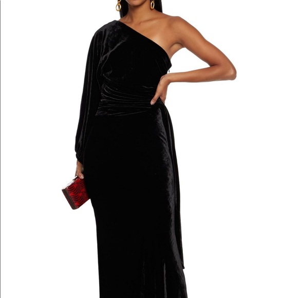 María Lucía Hohan Velvet Evening gown. - Picture 2 of 3